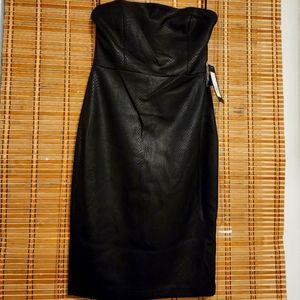 Bebe ~ Vegan Leather Tube Dress